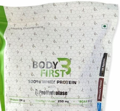 

BodyFirst 100% Whey Protein Blend with Prohydrolase® and Enzymes (1 kg, Chocolate) Whey Protein(1024 g, Chocolate)