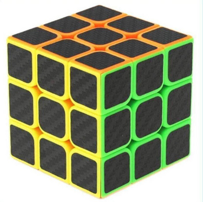 

Metro High Speed Carbon Fiber Sticker 3x3 Neon Colors Magic Rubik Cube Puzzle Toy (5.5cm) (1 Pieces)(1 Pieces)