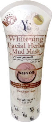 

YC Whitening Facial Herbal Mud Mask Scrub(150 ml)