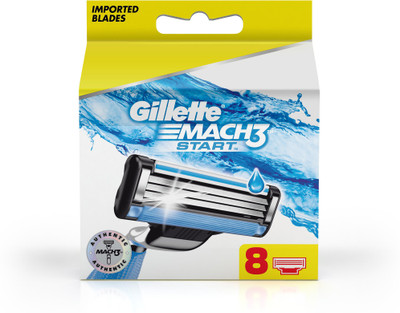 Gillette Mach3 Start Men's  (Pack of 8) Rs 360 at Flipkart
