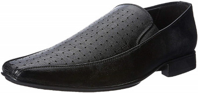 

Bata Cyber Men Synthetic Leather Slip On Shoes For Men(Black