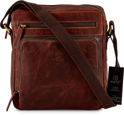 

Toffil Men & Women Casual, Formal Brown Genuine Leather Shoulder Bag