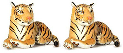 

Unicorn Soft Toys Royal Bengal Tiger ( Pack of 2 ) - 20 cm(Brown)
