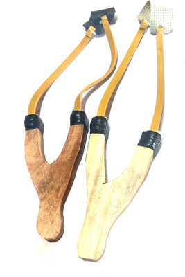 

MK 2 Pic. Nawani Wood Handmade Items Gulel. Powerful Shot Size 17x9x2(Yellow)