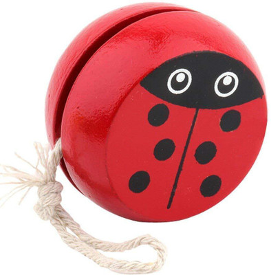

Simple Days Wooden Smooth Spin Animal Printed Yo-Yo Toy for Kids Toy Yoyo