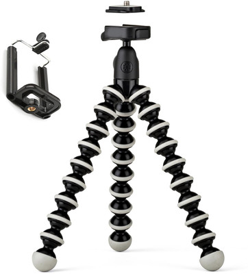 

BJORK Best buy new arrival fully flexible Portable & Foldable Camera & Mobile Tripod with Mobile Clip Holder Bracket Good One Fully Flexible Mount Cum Tripod Stand with Three-Dimensional Head & Quick Release R2 Plate Gorilla Tripod 10" - DSLR , Smartphone