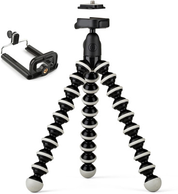 

BJORK Best buy new arrival fully flexible Portable & Foldable Camera & Mobile Tripod with Mobile Clip Holder Bracket Fully Flexible Mount Cum Tripod Stand with Three-Dimensional Head & Quick Release Plate Gorilla Tripod 10" - DSLR , Smartphone & Action Ca