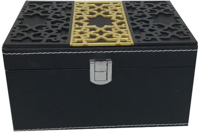 

LIFEMUSIC gift item jwelry case jwelry box Leather Jewelry Box Organizer 4 compartment with removable trays ,Keep your precious jewelry elegantly organized in this rich leather jewelry case storing jwelary, Jewellery storage box for all your precious jewe