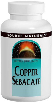 

Source Naturals Source Naturals, Copper Sebacate, 22 mg, 120 Tablets(120 No)