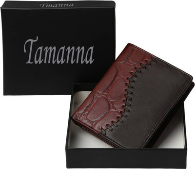 

Tamanna Men Casual Brown, Black Genuine Leather Wallet(8 Card Slots)