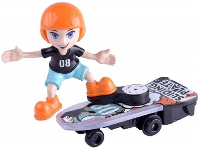 

FLICK IN Cartoon Electric Stunt Scooter Skateboard | Light & Music | Children's Funny Toy Sliding Plate(Multicolor)