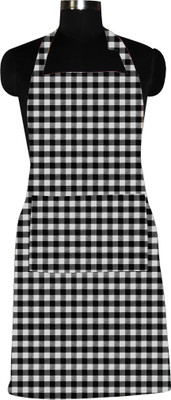 AIRWILL Cotton Chef's Apron - Free Size(Black, Single Piece)