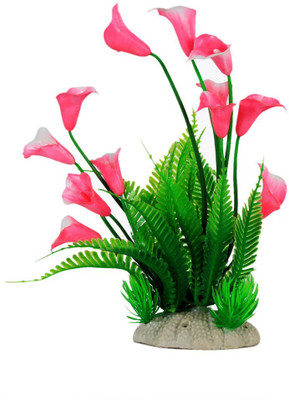 

Liger India Aquarium/ Fish Tank Decorative Artificial Plant Laterite Planted Substrate(Pink)