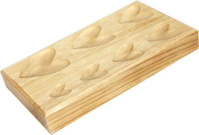 

Scorpion Heart Shape Wood Dapping Block For Jewellery Making Mrtal Wooden Forming and Shaping Tool 7 Cavity Sizes