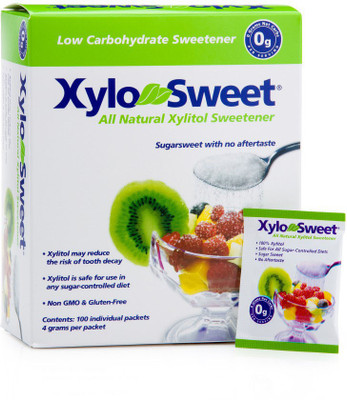 

Xlear Inc XyloSweet Xylitol Sweetner-4gm Sachets (100CT)- 3 Pack Sweetener(300 Sachet, Pack of 3)