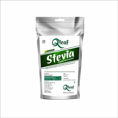 

Qleaf Stevia powder - Pack of 100 sachets Sweetener(100 Sachet)
