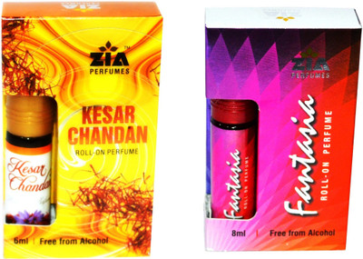 

Zia Kesar Chandan and Fantasia Special Malaysian Edition Floral Attar(Gold Musk)