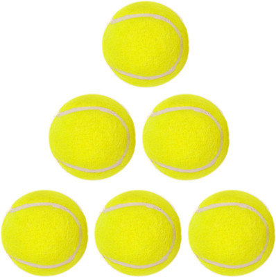 

Tiipro Tennis Ball (58g each) - Pack of 6 Cricket Tennis Ball(Pack of 6, Green), Light green