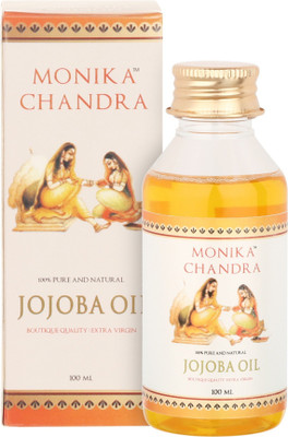 

Monika Chandra Boutique Quality Pure Organic Extra Virgin Golden Jojoba Oil - 100ml(100 ml)