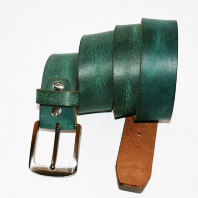 

blackhorn Men Casual, Party Green Genuine Leather Belt