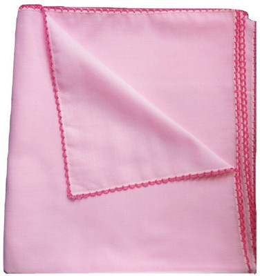 

PEUBUD Plain  Crib Baby Blanket(Cotton, Red