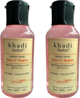

Khadi Herbal KH HERBAL WASH EXTRA V HYGIENE 220(200 ml, Pack of 2)