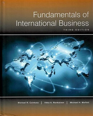 Fundamentals of International Business-3rd ed(English, Hardcover, Czinkota Michael R)