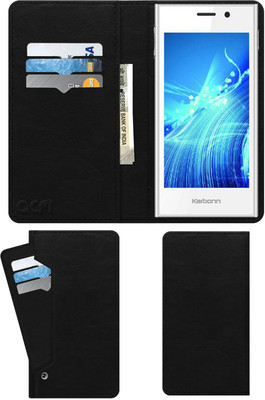 ACM Flip Cover for Karbonn Smart A11 Star(Black, Cases with Holder, Pack of: 1)
