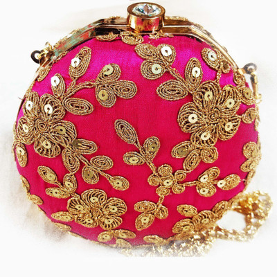 

The Indian Handicraft Store Casual, Formal, Party Pink Clutch
