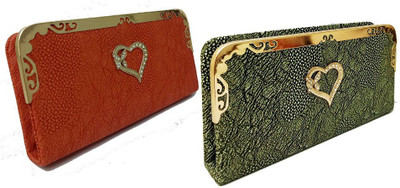 

landloper Casual, Party Green Clutch