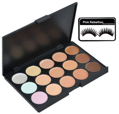 

Pink rebellion Eyelashes & Concealer Palette(Set of 2)