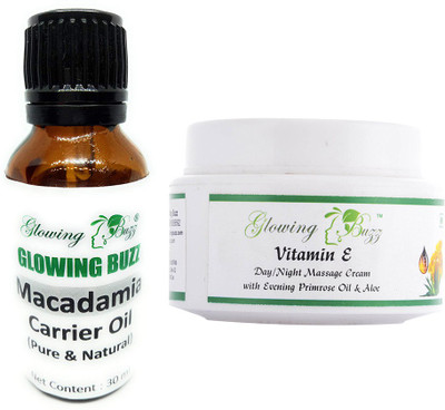 

Glowing Buzz Combo of essential oil and vitamin e cream(Set of 2)