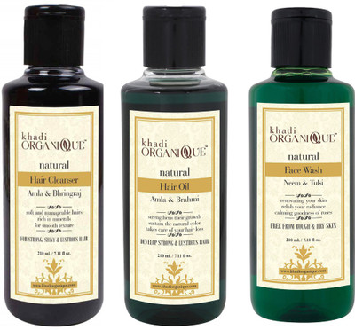 

KHADI ORGANIQUE COMBO PACK (630 ML) PACK OF 3(Set of 3)