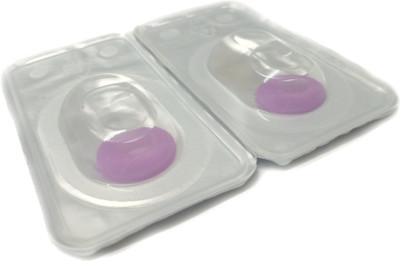 

Crosetta Pure Violet Eye Yearly Contact Lens(0, Purple, Pack of 1)