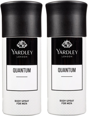 

Yardley London Two QUANTUM Body Spray - For Men(300 ml, Pack of 2)
