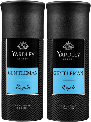 

Yardley London Two ROYALE Body Spray - For Men(300 ml, Pack of 2)