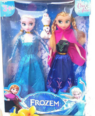 

jojoss Frozen Barbie Couple Dolls Disney Characters Toys for 3+ Kids(Multicolor)
