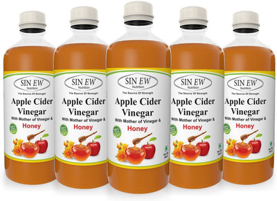 

Sinew Nutrition with Mother of Vinegar and Honey 2500 ml Apple Cider Vinegar(5x500 ml, Apple Flavored)