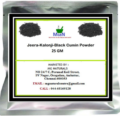 

MGBN JEERA-KALONJI-BLACK CUMIN-POWDER-SKIN CARE 25 GM(25 g)