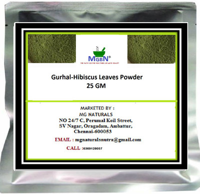 

MGBN Gurhal-Hibiscus Leaves Powder 25 GM(25 g)