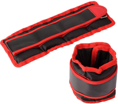 

FITSY Adjustable Ankle Weights (1.5 KG X 2 Pieces) Black Ankle Weight(3 kg)