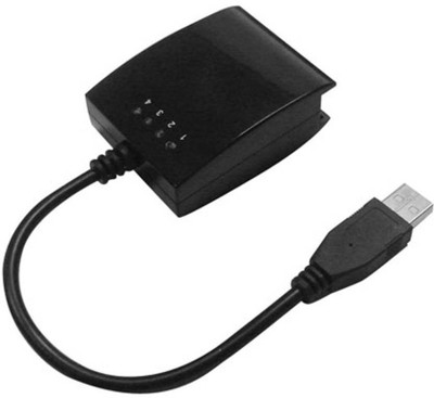 

Joshi USB Dualshock Converter Adapter Black Gaming Accessory Kit(Black, For PS2, PS3)