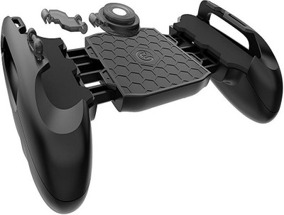 

Wishpool F1 Mobile PUBG Joystick Controller Grip Case for Smartphones, Mobile Phone Gaming Grip with Joystick, Controller Holder Stand Joypad with Ergonomic Design Gaming Accessory Kit(Multicolor, For Android, iOS)