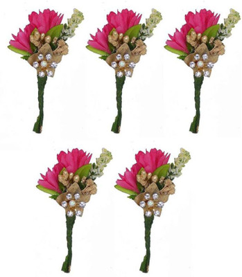 

BOXO Party Wear Hair Pins Hair Accessories For Women And Girls, Set of 5, Pink Hair Pin(Pink)