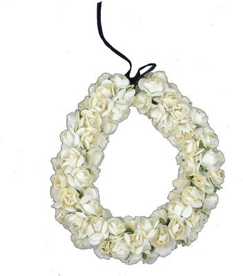

BOXO Stylish Hair Gajra Accessories For Women And Girls, White Hair Accessory Set(White)