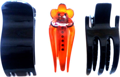

Fashionable 3 Different Look Hair Clutcher Hair Claw(Black, Brown)