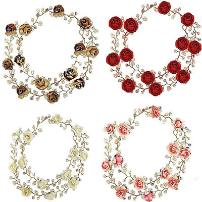 

Prime Beautiful & Fancy Tiaras , Hair Gajra For GIrls & Women Head Band(Multicolor)