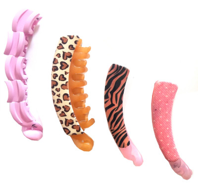 

Fashionable 4 Different Design Banana Clip Banana Clip(Multicolor)