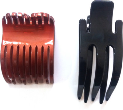 

Fashionable COMBO OF BIG HAIR CLUTCHER Hair Claw(Black, Brown)