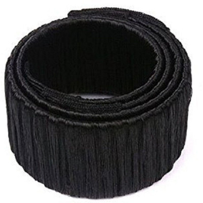 

GULZAR Beauty Donut Bun Maker, Hair Bun Making Styling Tool (2 Pcs) Bun Bun(Black)